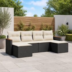 Perfect for Relaxing Evenings: 6-Piece Garden Sofa Set