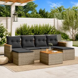 Perfect Addition for Entertaining: 7-Piece Garden Sofa Set