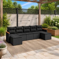 Practical 7 Piece Garden Sofa Set for Any Outdoor Space