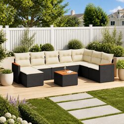 Versatile 9-Piece Garden Sofa Set for Every Space