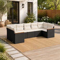 Practical 7 Piece Outdoor Sofa Set for Your Patio