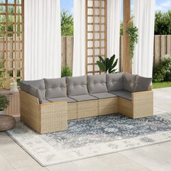 Practical 7 Piece Outdoor Sofa Set for All Your Gatherings