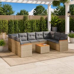 Versatile 10 Piece Garden Sofa Set for Any Outdoor Area