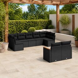 Versatile 9 Piece Sofa Set for All Your Outdoor Needs