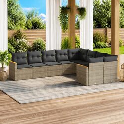 Practical 9-Piece Sofa Set for Your Outdoor Needs