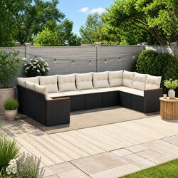 Versatile 10 Piece Garden Sofa Set for Every Outdoor Space