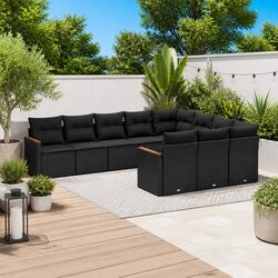 Versatile 10 Piece Garden Sofa Set for Your Outdoor Area