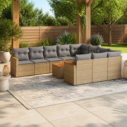 Ideal 11-Piece Garden Sofa Set for Your Outdoor Area