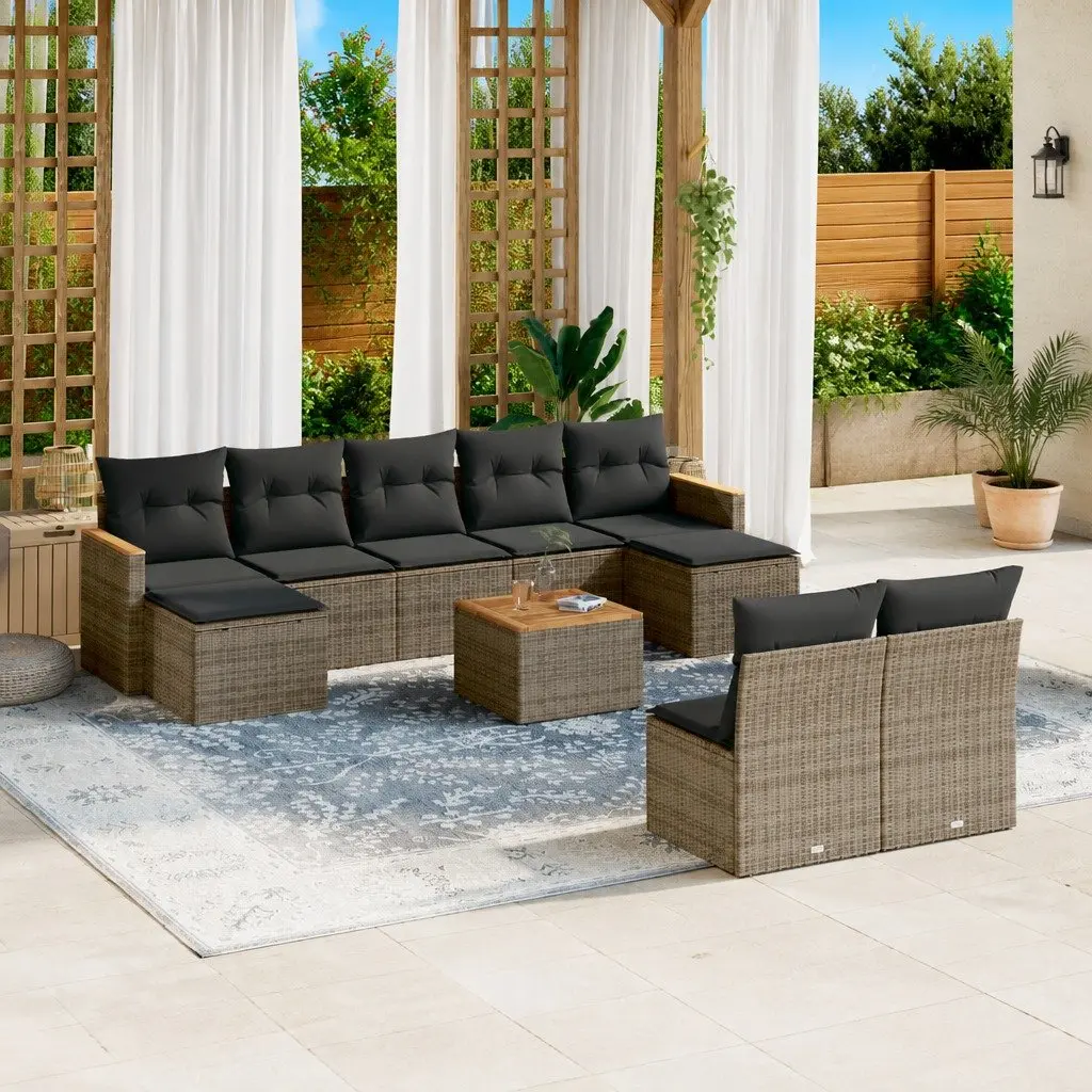 10 Piece Garden Sofa Set for Various Settings