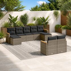 Versatile 9 Piece Garden Sofa Set for All Spaces
