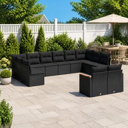 Perfect Outdoor Seating: 12-Piece Modular Sofa Set