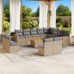 Versatile 13 Piece Garden Sofa Set for Any Patio