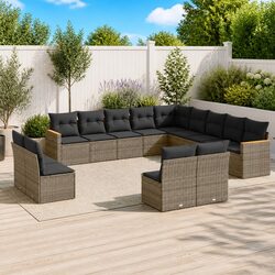Versatile 13-Piece Garden Sofa Set for Any Outdoor Area