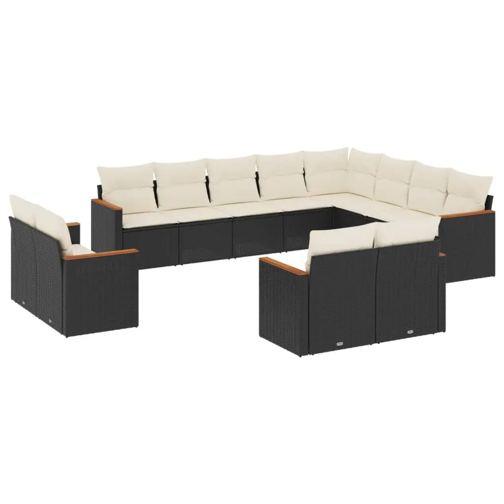 12-Piece Garden Sofa Set for Outdoor Use