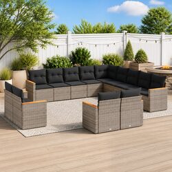 Versatile 13-Piece Garden Sofa Set for Any Outdoor Area