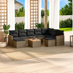 Practical 10-Piece Garden Sofa Set for Any Outdoor Setting