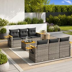 Practical 7 Piece Garden Sofa Set for Any Outdoor Space