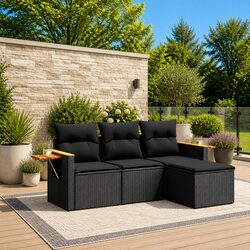 Versatile 4 Piece Garden Sofa Set for Any Outdoor Setting