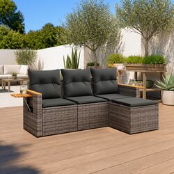 Comfortable 4 Piece Garden Sofa Set for Any Space