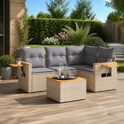 Versatile 5-Piece Garden Sofa Set for Your Outdoor Space