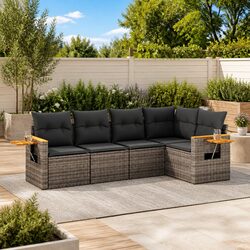 Practical 5 Piece Garden Sofa Set for Your Outdoor Space