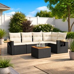 Ideal 6 Piece Garden Sofa Set for Relaxing Outdoors