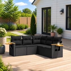 Ideal 5-Piece Garden Sofa Set for Outdoor Gatherings