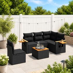 Versatile 6 Piece Garden Sofa Set for Any Outdoor Space