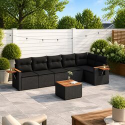Practical 7 Piece Outdoor Sofa Set for Any Space