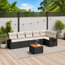Practical 7 Piece Garden Sofa Set for Outdoor Living