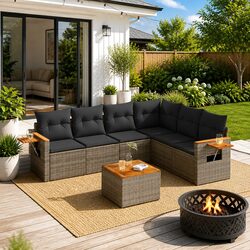 Practical 7 Piece Sofa Set for Your Outdoor Space