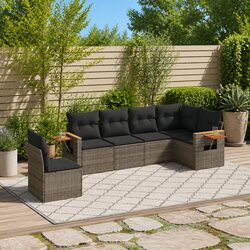 Practical 6-Piece Garden Sofa Set for Everyday Use
