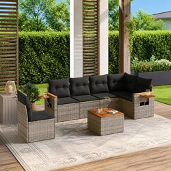 Practical 7 Piece Garden Sofa Set for Everyday Use