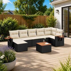Versatile 8-Piece Garden Sofa Set for Any Outdoor Space