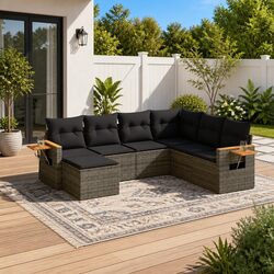 Versatile 7 Piece Garden Sofa Set for Outdoor Living