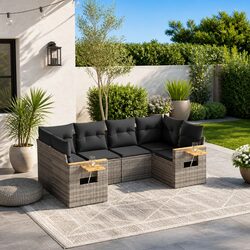 Versatile 6 Piece Garden Sofa Set for Your Patio