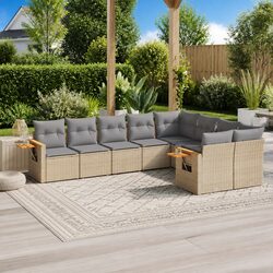 Perfect Fit for Outdoor Relaxation: 9 Piece Sofa Set