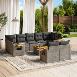 Practical 10-Piece Garden Sofa Set for Any Outdoor Space