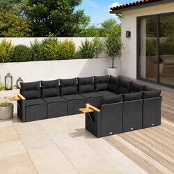 Practical 10-Piece Garden Sofa Set for Outdoor Living