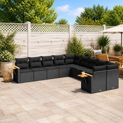 Versatile 10-Piece Outdoor Sofa Set for Patio Use