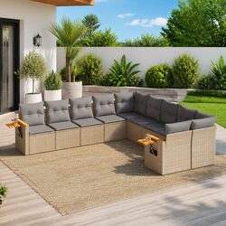 Versatile 10-Piece Sofa Set for Outdoor Living Spaces