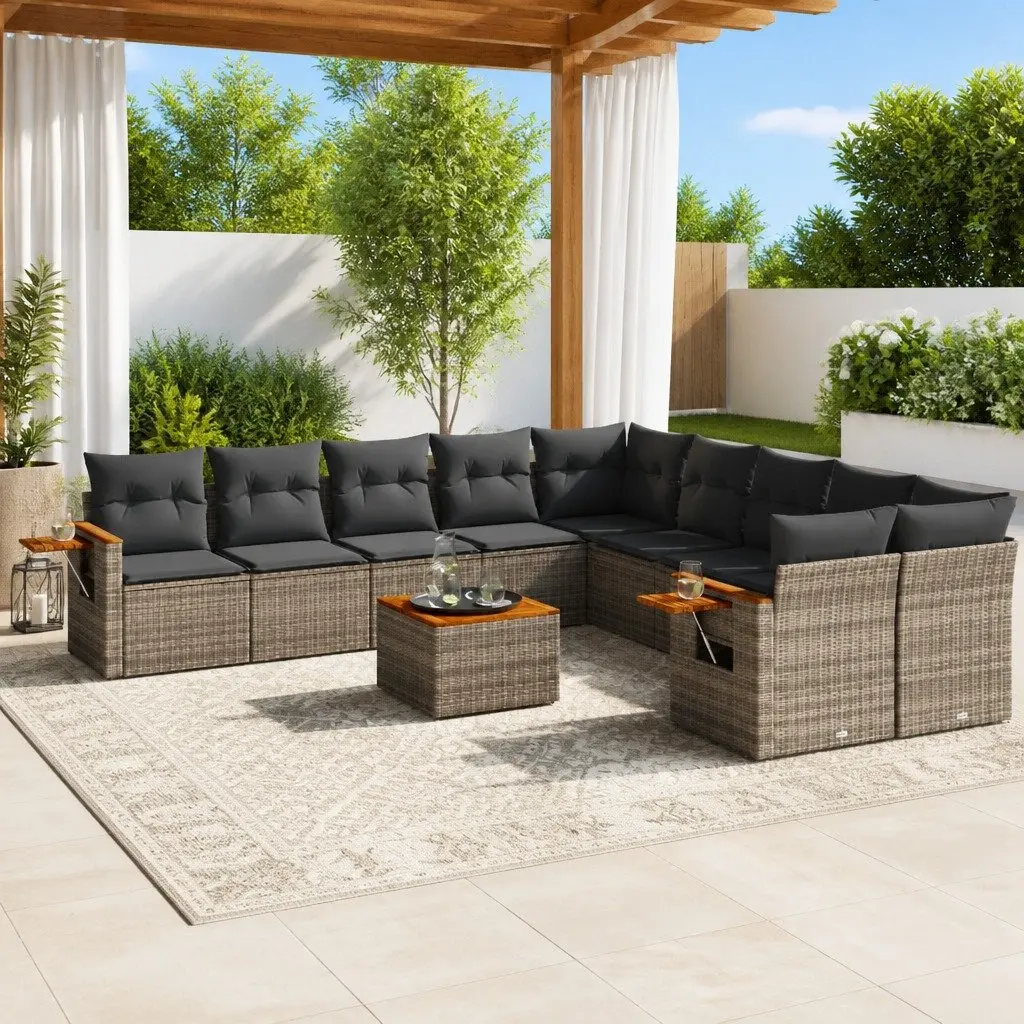 11 Piece Outdoor Sofa Set for Relaxation and Entertaining