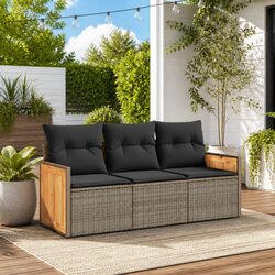 Practical 3 Piece Garden Sofa Set for Any Outdoor Setting
