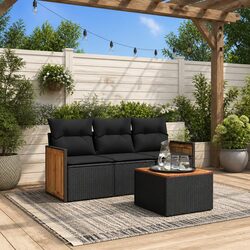 Versatile 4-Piece Outdoor Sofa Set for Your Patio