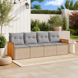 Versatile 4 Piece Patio Sofa Set for Outdoor Living