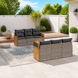 Practical 7-Piece Garden Sofa Set for Any Outdoor Space