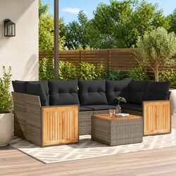 Flexible 7 Piece Garden Sofa Set for Your Outdoor Living
