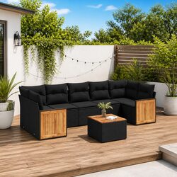 Practical 8-Piece Outdoor Sofa Set for Any Space
