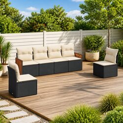 Practical 6-Piece Garden Sofa Set for Your Outdoor Areas