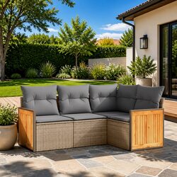 Flexible Modular Garden Sofa Set for Outdoor Living